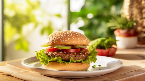 Burger Vegano Proteico Sabor Carne - Onile Alimentos Saudaveis