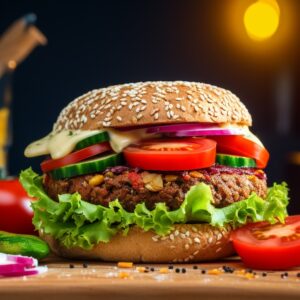 Burger Sabor Carne - Onile Alimentos Saudaveis