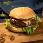 Burger de Cogumelo - Onile Alimentos Saudaveis