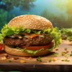 Burger vegano de Cogumelo - Onile Alimentos Saudaveis