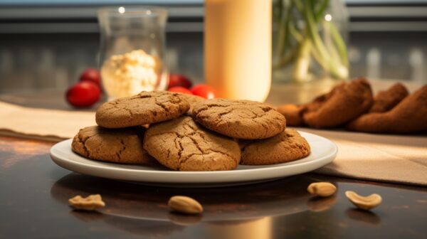 Cookie proteico com amendoim e castanhas - onile alimentos saudaveis