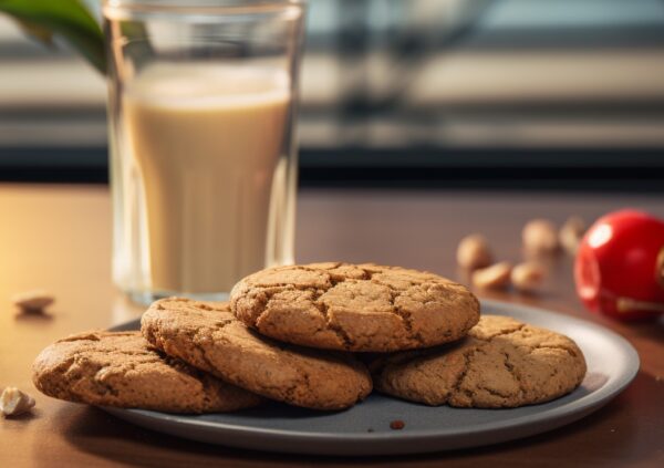 Cookie proteico com amendoim e castanhas vegano - onile alimentos saudaveis
