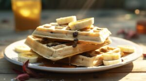 Waffle com Farinha de Banana Verde - Onile Alimentos Saudaveis