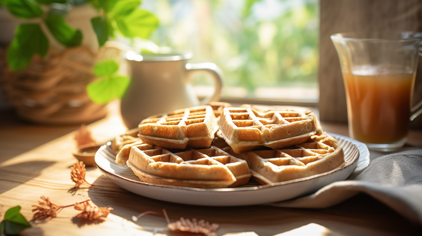 Waffle proteico: 11g de proteína, 63 calorias e low carb 🤩🧇🫰🏻 #lo