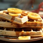 Waffle vegano de Farinha de Banana Verde - Onile Alimentos