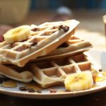 Waffle vegano de Farinha de Banana Verde - Onile Alimentos Saudaveis