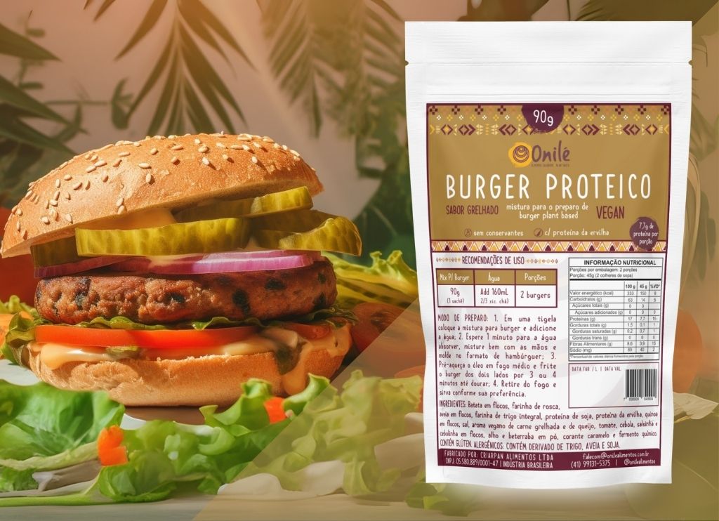 burger proteico sache 90g