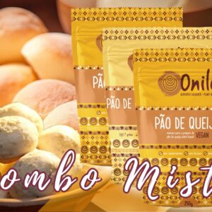 pao de queijo veg 250g combo misto 3 em 1