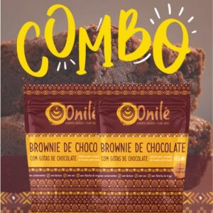Combo brownie de chocolate 2x1 onile alimentos