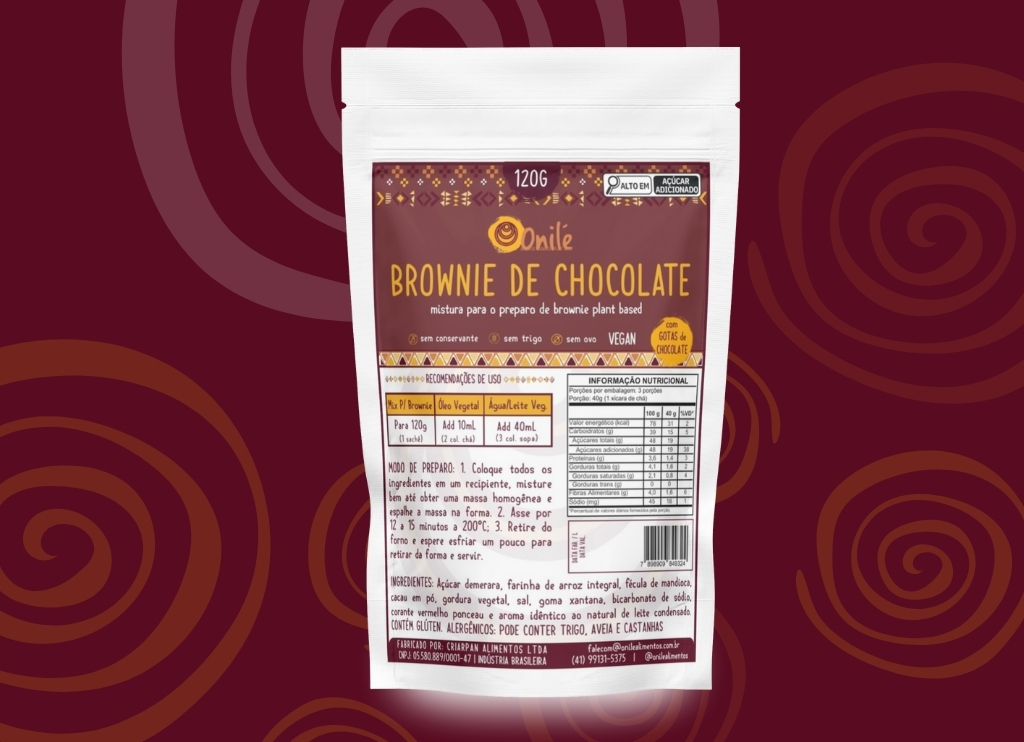 foto capa brownie chocolate 120g sache