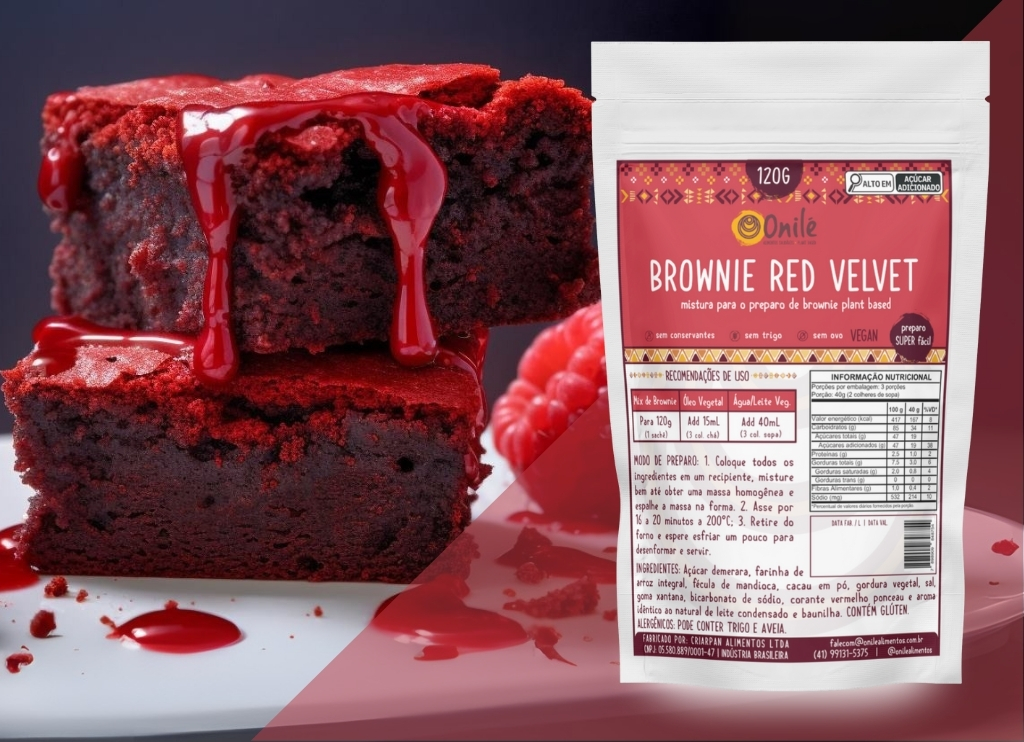 foto capa brownie red velvet 120g