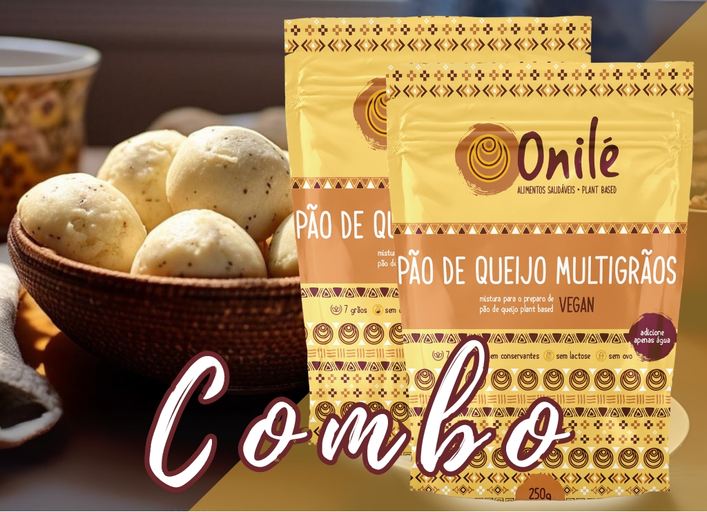 pao de queijo multigraos veg 250g combo