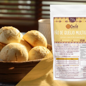 pao de queijo multigraos vegano 750g