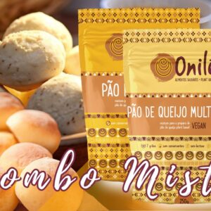pao de queijo vegano 250g combo misto 2 em 1